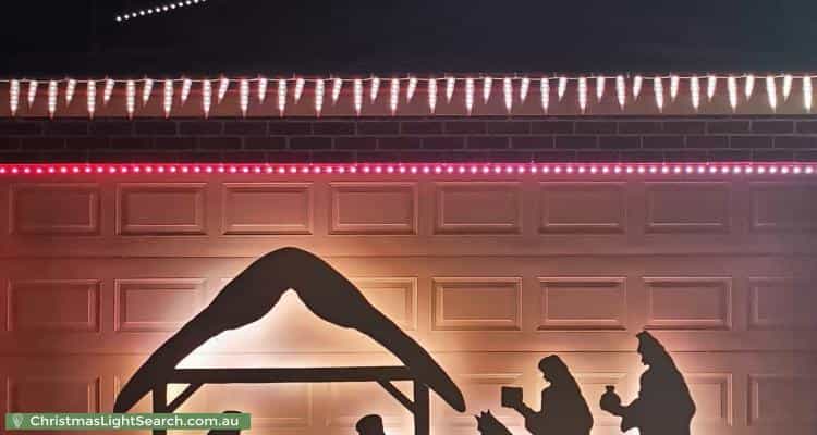 Christmas Light display at 30 Jacaranda Drive, Diamond Creek