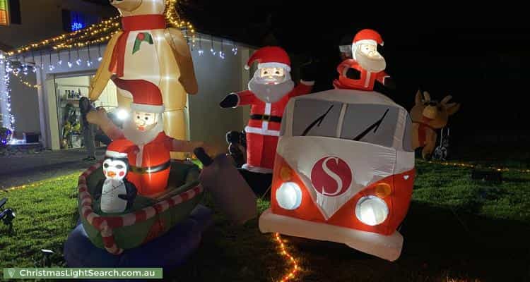 Christmas Light display at 22 Adelaide Avenue, East Lindfield