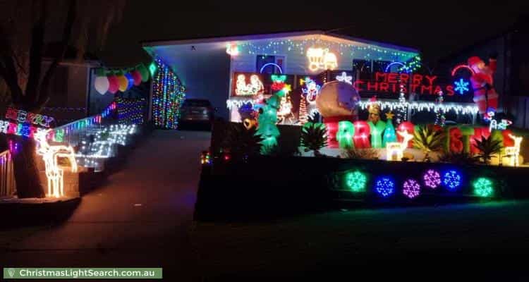 Christmas Light display at 20 Hopman Street, Greystanes