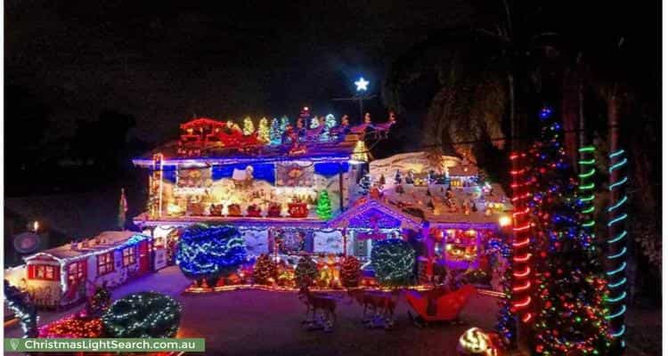 Christmas Light display at 7 Mallee Street, Quakers Hill