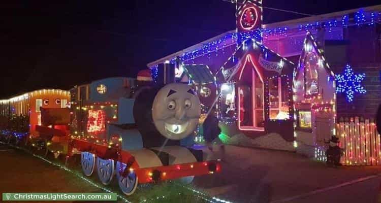 Christmas Light display at  Aloma Avenue, Wyndham Vale