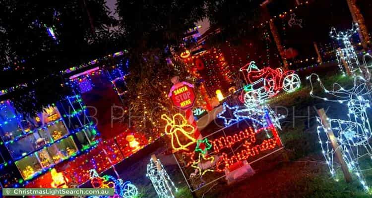 Christmas Light display at 5 Wirraway Crescent, Thomastown