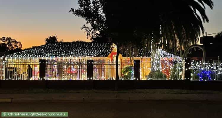 Christmas Light display at 66 Tolley Road, Saint Agnes