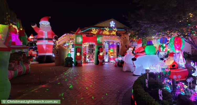 Christmas Light display at 71 Dunnings Road, Point Cook