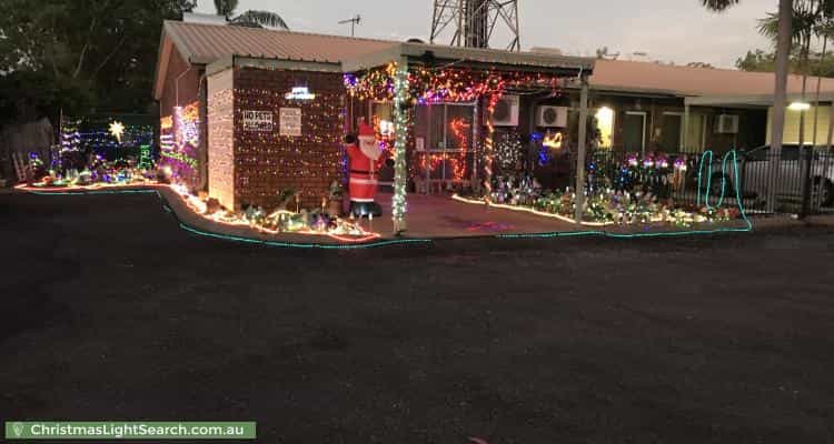 Christmas Light display at 95-97 Essington Avenue, Gray
