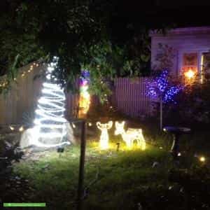 Christmas Light display at 2 Cushing Avenue, Bentleigh