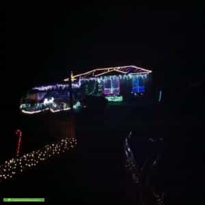 Christmas Light display at 17 Homer Avenue, Croydon South