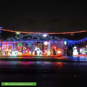 Christmas Light display at 101 Jubilee Avenue, Beverley Park