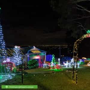 Christmas Light display at  Carla Views, Sunbury