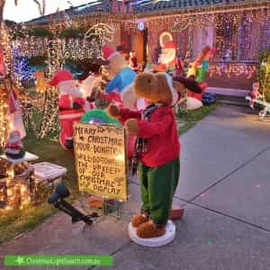 Christmas Light display at 11 Lebanon Crescent, Mulgrave