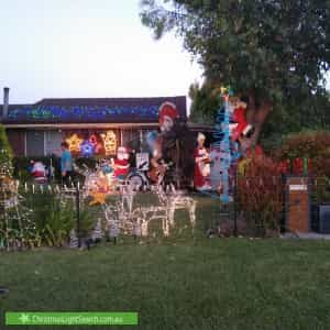 Christmas Light display at  3 Trident Close, West Busselton