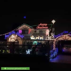 Christmas Light display at 86 Orchard Grove, Blackburn South