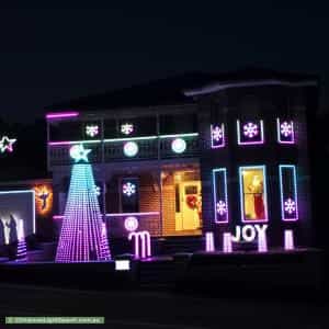 Christmas Light display at 30 Jacaranda Drive, Diamond Creek