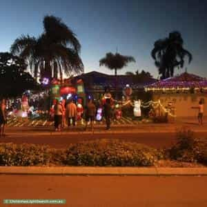 Christmas Light display at 18 Freshwater Drive, Atwell