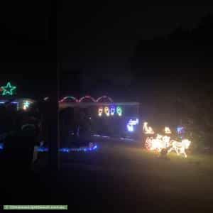 Christmas Light display at 4 Beaulieu Avenue, Lilydale