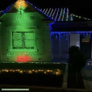 Christmas Light display at  3 Hill Road, Eden Hills