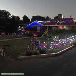 Christmas Light display at 46 Masters Street, Riverton