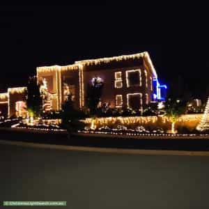 Christmas Light display at 7 Cooee Rise, Lawson