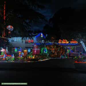 Christmas Light display at  Hordern Road, Mount Evelyn