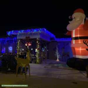 Christmas Light display at 153 Douglas Drive, Munno Para