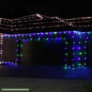Christmas Light display at 1 Culverden Rise, Doreen