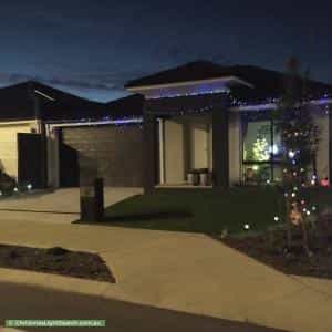 Christmas Light display at 51 Greensand Promenade, Treeby
