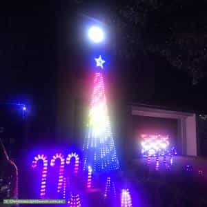 Christmas Light display at  Mercurio Drive, Flinders Park