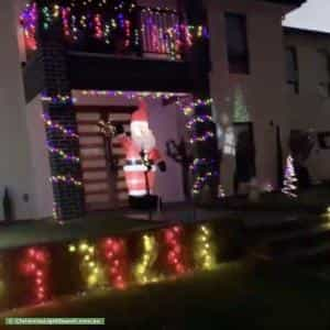 Christmas Light display at 15 South Avenue, Hallett Cove