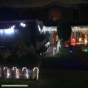 Christmas Light display at  Pioneer Close, Vermont South