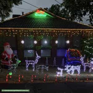 Christmas Light display at 22 Bilby Street, Templestowe Lower