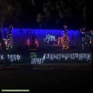 Christmas Light display at  Dennis Court, Bayswater
