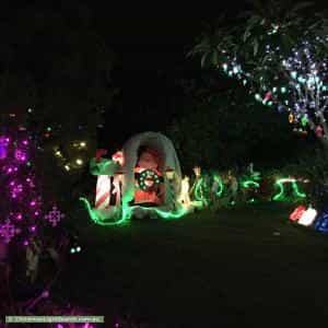 Christmas Light display at 12 Anita Street, Yeronga
