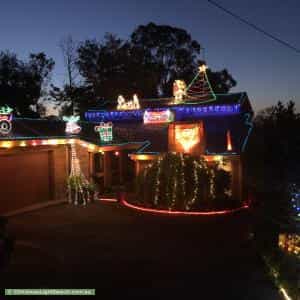 Christmas Light display at 23 Toumlin Grove, Viewbank