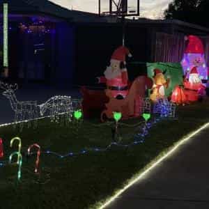 Christmas Light display at 4 Cavanagh Close, Hoppers Crossing