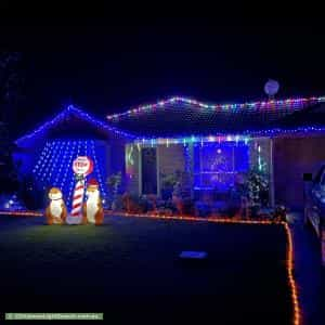 Christmas Light display at 22 Knightley Circuit, Freeling