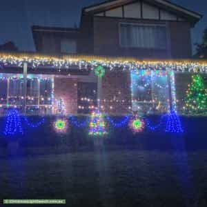 Christmas Light display at 113 Barnier Drive, Quakers Hill