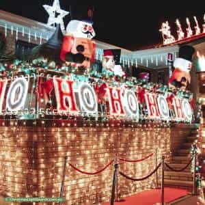 Christmas Light display at 31 Symers Street, Kambah