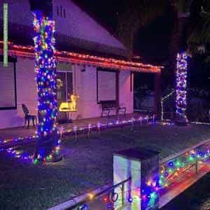 Christmas Light display at 19 Attrill Avenue, Hilton