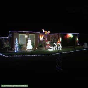 Christmas Light display at 8 Sandpiper Way, South Morang