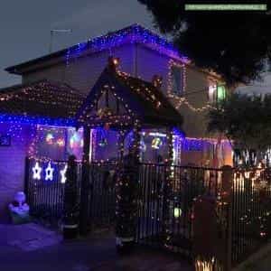 Christmas Light display at 96 Bellara Drive, Mooroolbark