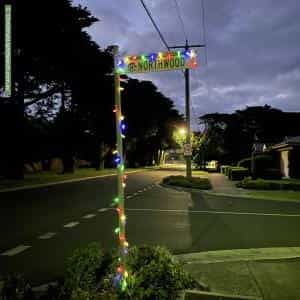 Christmas Light display at  Northwood Drive, Whittlesea