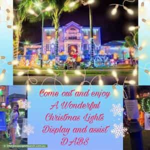 Christmas Light display at 77 The Cascades, Mount Annan