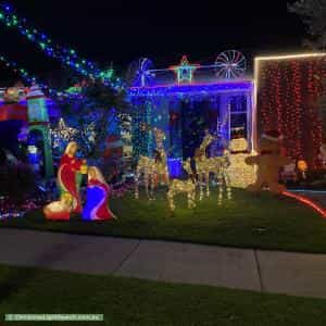 Christmas Light display at 22 Wonga Mews, Wonga Park
