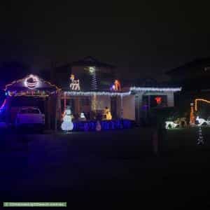 Christmas Light display at 37 Purtell Street, Bentleigh East