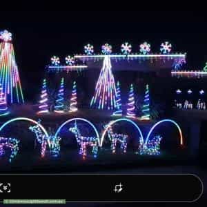 Christmas Light display at 27 Nubrena Drive, Strathfieldsaye