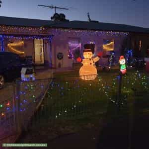 Christmas Light display at 60 Mahood Street, Elizabeth Grove