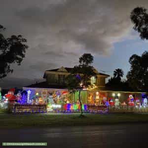Christmas Light display at 32 Fielding Drive, Chelsea Heights