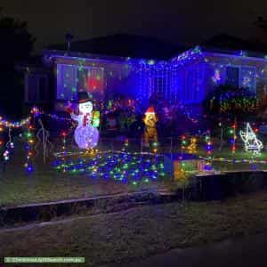 Christmas Light display at  Moorwatha Street, Macleod