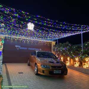 Christmas Light display at 8 Tranquility Way, Halls Head