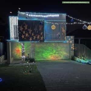 Christmas Light display at 76 Milne Street, Bayswater